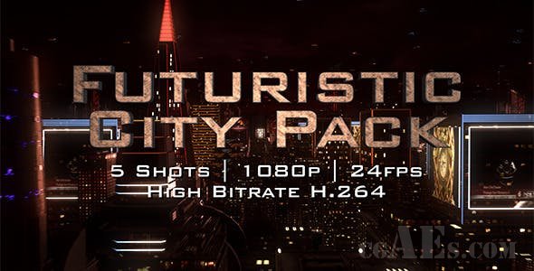 未来城市包装-VIDEOHIVE – FUTURISTIC CITY PACK 8925526