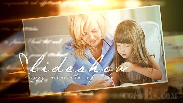 短视频幻灯片展示AE模板-VIDEOHIVE – SLIDESHOW – 16153495