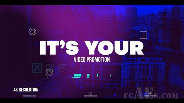 富有活力的视频包装AE模板-VIDEOHIVE – STOMP – ENERGETIC 25913410