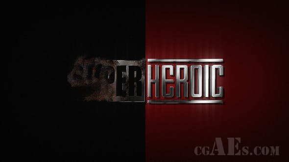 英雄LOGO展示AE模板-VIDEOHIVE – HEROIC LOGO 23020298