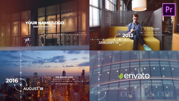 现代时间线视频包装-VIDEOHIVE – MODERN TIMELINE MOGRT – 26053868