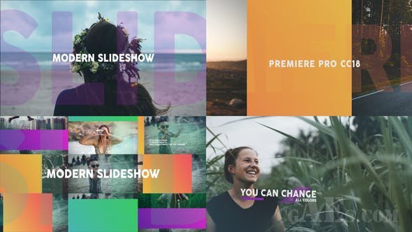 现代动态幻灯片-VIDEOHIVE – MODERN DYNAMIC SLIDESHOW MOGRT – 26036239