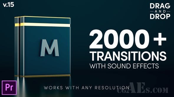 现代转场效果-VIDEOHIVE – MODERN TRANSITIONS V15 21922312