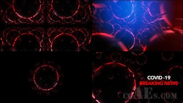 冠状病毒传播-VIDEOHIVE – CORONA VIRUS BROADCAST E3D 26022033