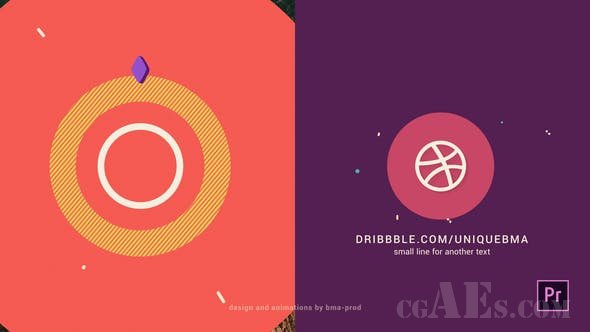 抽象2D LOGO动画展示-VIDEOHIVE – ABSTRACT 2D LOGO ANIMATION 25901645