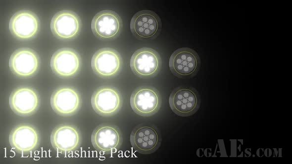 15灯闪烁包-VIDEOHIVE – 15 LIGHT FLASHING PACK 25944333