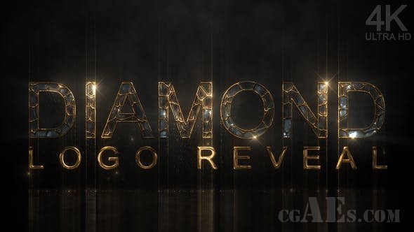 钻石LOGO展示-VIDEOHIVE – DIAMOND LOGO REVEAL – 20583783