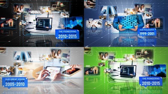 商业高科技幻灯片-VIDEOHIVE – BUSINESS HI-TECH SLIDESHOW PROMO – 26003934