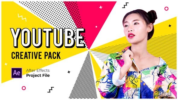 短视频包装-VIDEOHIVE – CREATIVE YOUTUBE PROMO TOOLKIT – 25080919