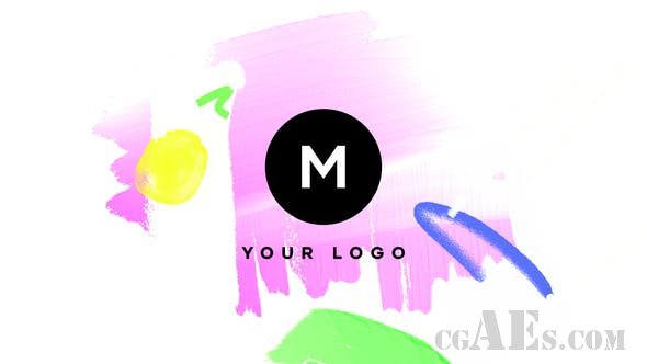 手绘笔刷LOGO-VIDEOHIVE – HAND DRAWN BRUSH LOGO 26091911