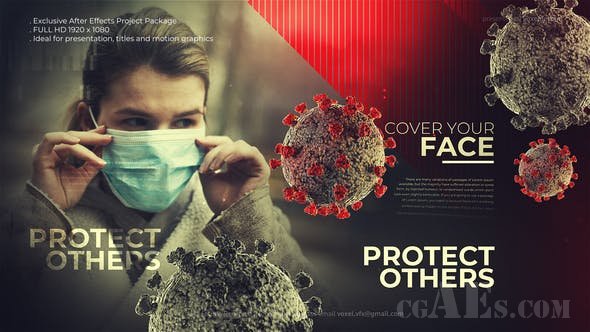 COVID-19安全电影标题-VIDEOHIVE – COVID-19 SAFETY CINEMATIC TITLE – 26116419