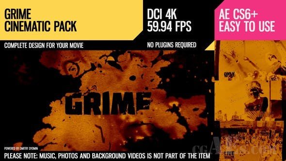 污垢（电影包装）-VIDEOHIVE – GRIME (CINEMATIC PACK) 25244277