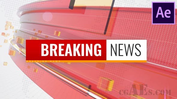 最新新闻片头包装-VIDEOHIVE – BREAKING NEWS OPENER 25475439