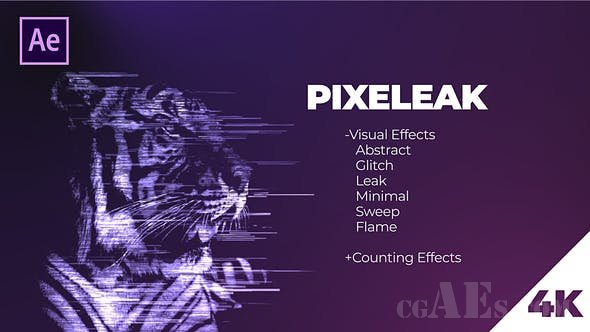 像素拉伸撕裂特效动画工具包-VIDEOHIVE – PIXELEAK | EFFECTS PACK – 25994195