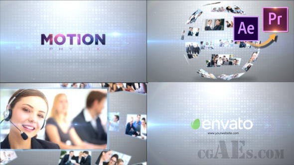 公司业务LOGO包装-VIDEOHIVE – CORPORATE BUSINESS LOGO _PREMIERE PRO 26189417