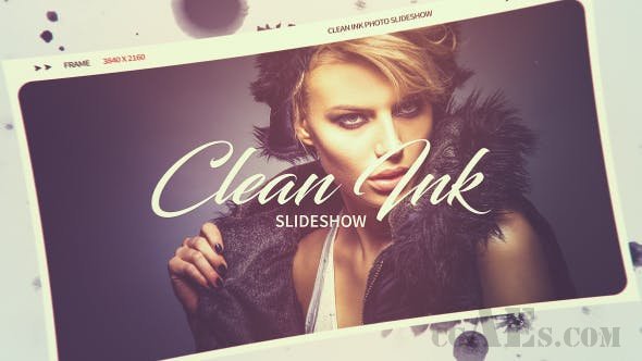 清洁水墨视频包装-VIDEOHIVE – CLEAN INK SLIDESHOW – 20960610