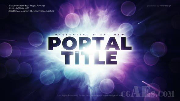 电影预告片-VIDEOHIVE – PORTAL CINEMATIC TRAILER – 26365376