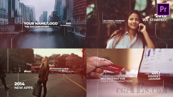 视差时间线视频包装-VIDEOHIVE – PARALLAX TIMELINE MOGRT 26354460