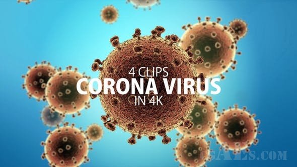 高清冠状病毒-VIDEOHIVE – CORONA VIRUS IN 4K 25628228