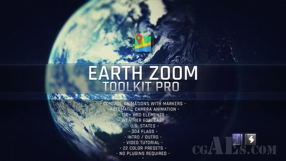 地球定位系统-VIDEOHIVE – EARTH ZOOM TOOLKIT PRO – 23319578