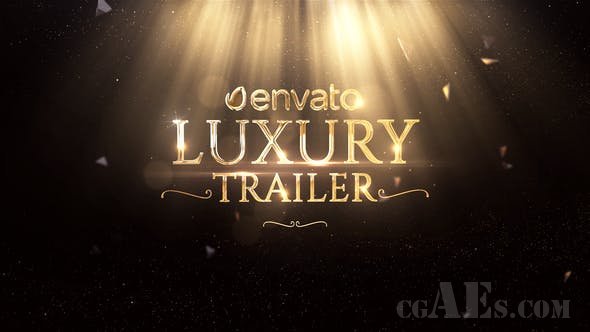 豪华片头包装-VIDEOHIVE – LUXURY TRAILER – 22786418