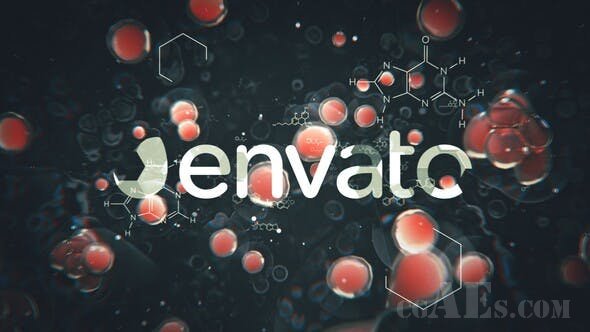 细胞分裂LOGO展示-VIDEOHIVE – CELL DIVISION LOGO REVEAL – 26501837