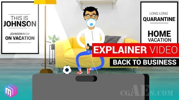 讲解演示视频包装-VIDEOHIVE – EXPLAINER VIDEO | BACK TO BUSINESS – 26589978