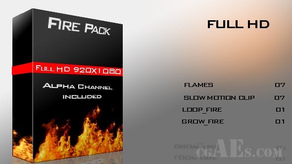 火焰特效-VIDEOHIVE – FIRE PACK 18047146