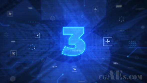 倒计时PR模板-VIDEOHIVE – DIGITAL COUNTDOWN INTRO PREMIERE PRO 26758842