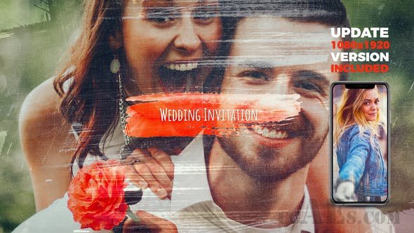 视频结婚请柬-VIDEOHIVE – WEDDING INVITATION – 22465302