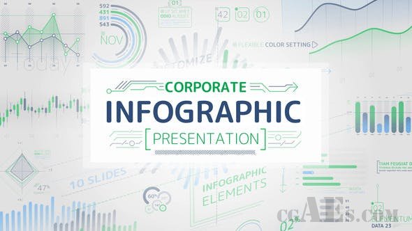 企业信息图表演示-VIDEOHIVE – CORPORATE INFOGRAPHIC PRESENTATION 25789136