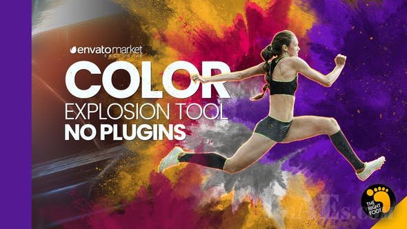 停帧彩色爆炸效果包装-VIDEOHIVE – COLOR EXPLOSION TOOL – 27869801