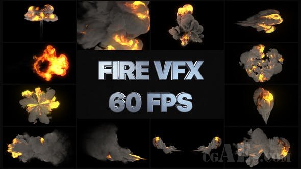 火焰效果-VIDEOHIVE – VFX FIRE PACK AFTER EFFECTS 26932292