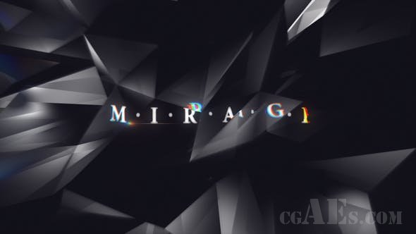 水晶棱镜效果LOGO展示-VIDEOHIVE – GLASS LOGO REVEAL 28484833