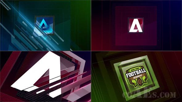 科技风格LOGO转场-VIDEOHIVE TECH LOGO TRANSITION & END 29477441