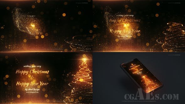 新年模板-VIDEOHIVE HAPPY CHRISTMAS AND NEW YEAR 29679403