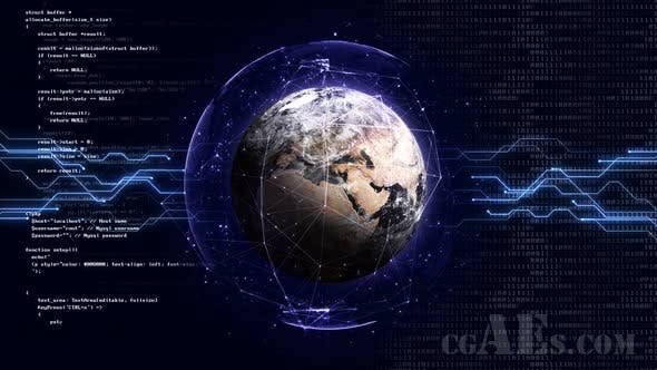 全球信息网络链接-VIDEOHIVE – EARTH CONNECTIONS NETWORK 29689522