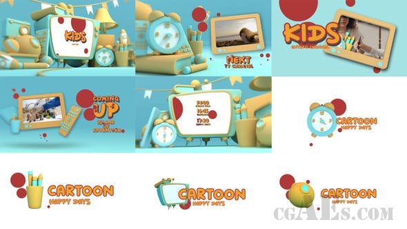 儿童电视广播-VIDEOHIVE – KIDS TV BROADCAST – 29637004