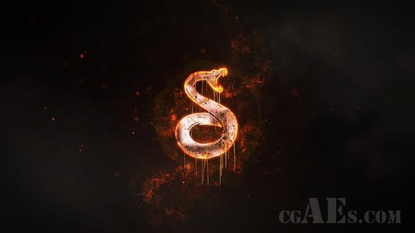 燃烧揭示LOGO标识-VIDEOHIVE – FIRE LOGO REVEAL – 29366650