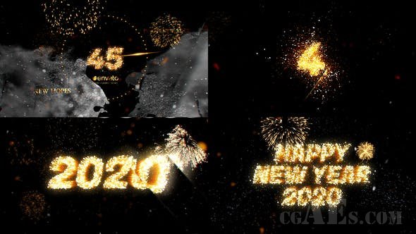 2021年新年倒计时模板-VIDEOHIVE – COUNTDOWN NEW YEAR – 25330199