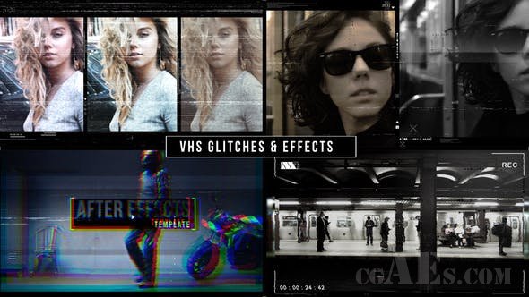 毛刺音乐录影带效果-VIDEOHIVE – VHS GLITCHES MUSIC VIDEO 23435955