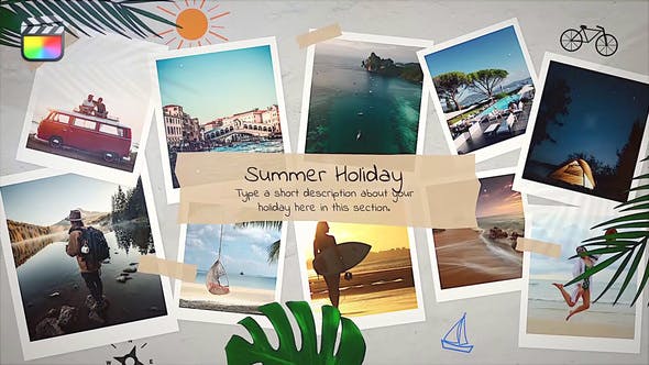 夏日旅行包装AE模板-VIDEOHIVE – SUMMER HOLIDAY 39428259 – PROJECT FOR FINAL CUT PRO X
