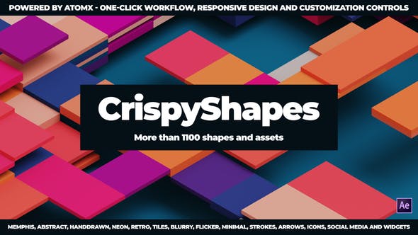 动态图形元素包-Videohive – Shape Elements V1.2 – 35320532