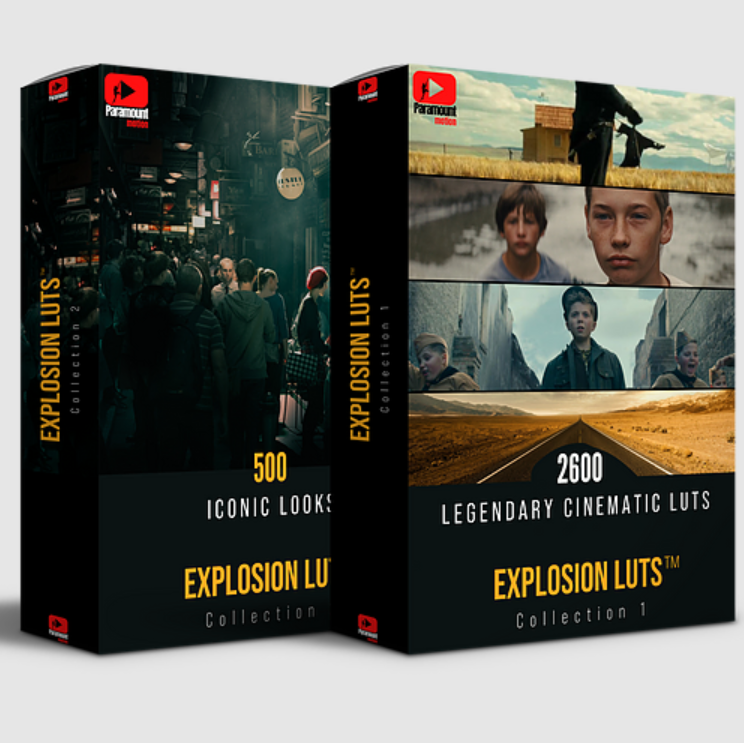 顶级电影LUTS调色预设合集包Paramount Motion EXPLOSION™ Cinematic LUTs Collection 1&2