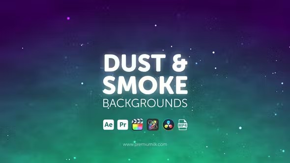 流体彩色烟雾背景素材-Dust & Smoke Backgrounds