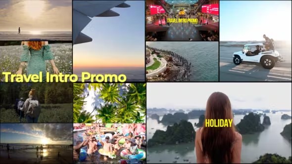 旅行美好时刻记录视频包装 Travel Intro Promo